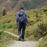 mountaineering, man, trail